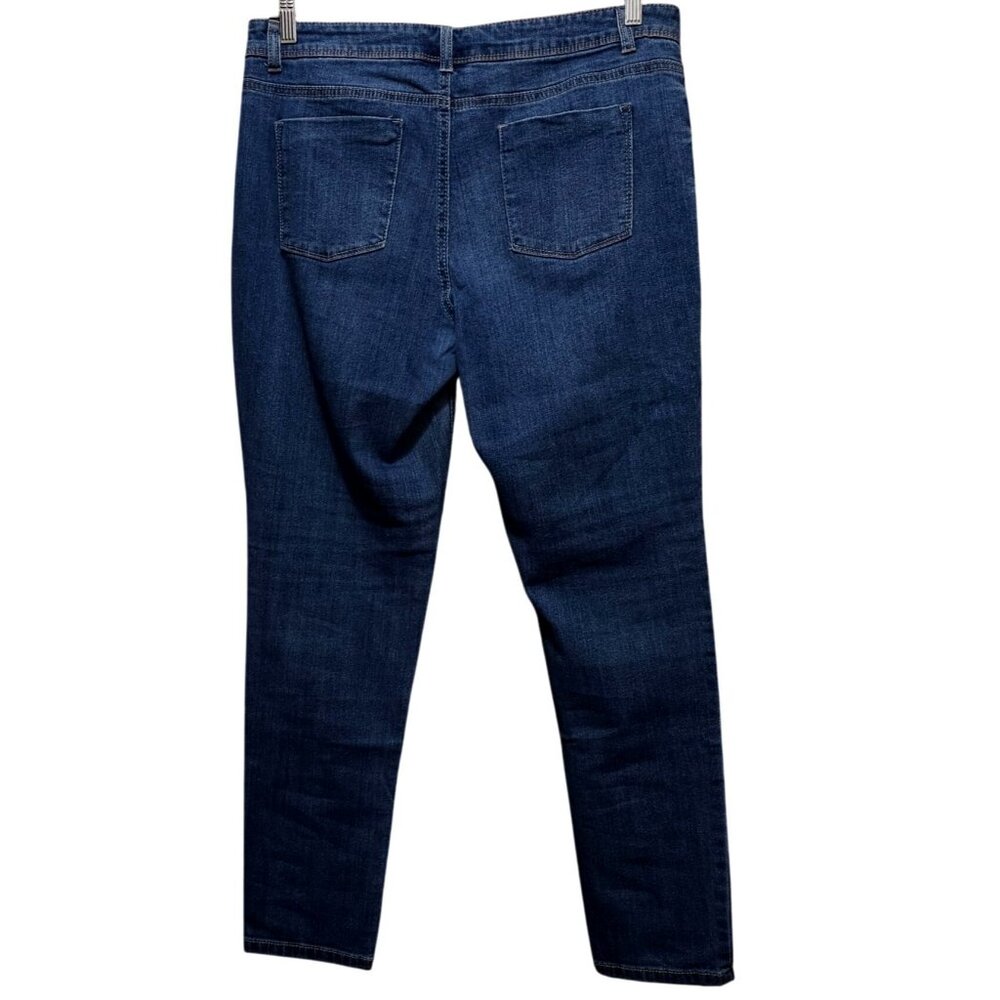 Indigo Thread Co. Womens Denim Jeans Size 14 Blue Stretch Cotton Blend - Picture 2 of 8